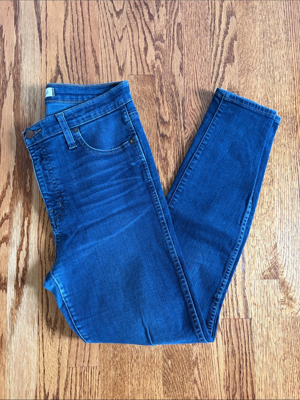 Madewell Skinny High-Rise Jeans in Classic Blue